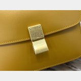 Celine Leather Teen Classic Bag in Yellow 7 Star