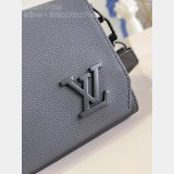 Takeoff Messenger PM 1:1 Mirror LV Aerogram M24769 Black Men Best Bag