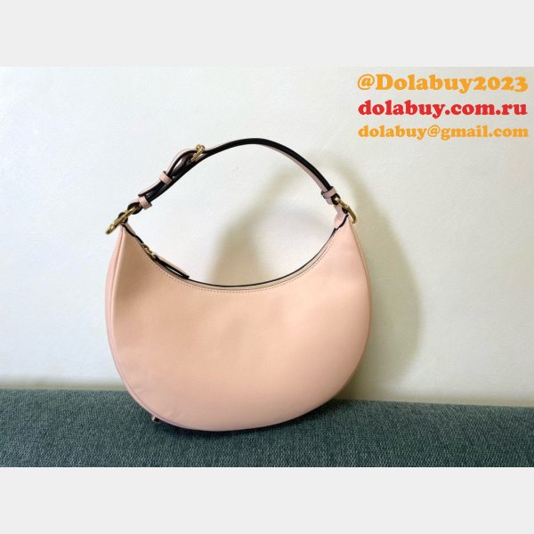 UK Fendi Fendigraphy leather shoulder hobo bag