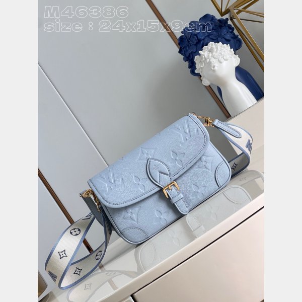 Diane Inspired Blue M46386 Monogram Empreinte Louis Vuitton UK Bag