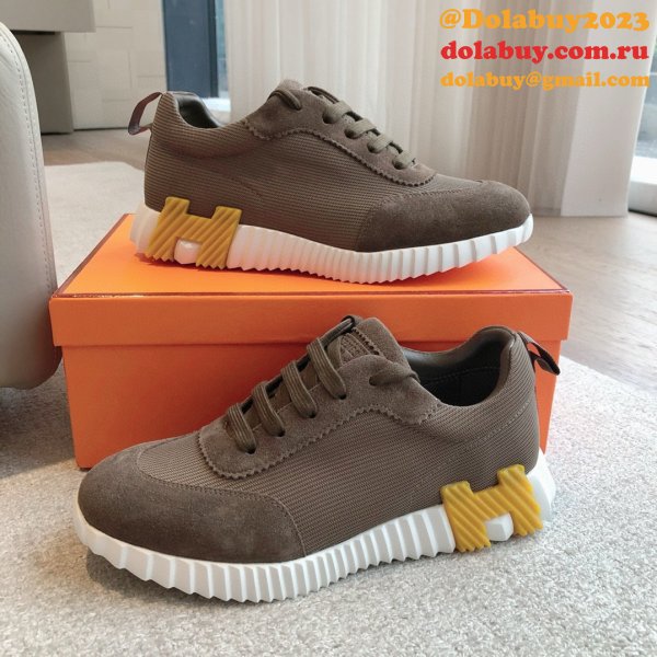 Top Quality HERMES MEN BOUNCING SNEAKER