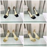 7 Star Jimmy Choo Alva Suede Sandals 1:1 Mirror Heel 8.5 cm Shoes