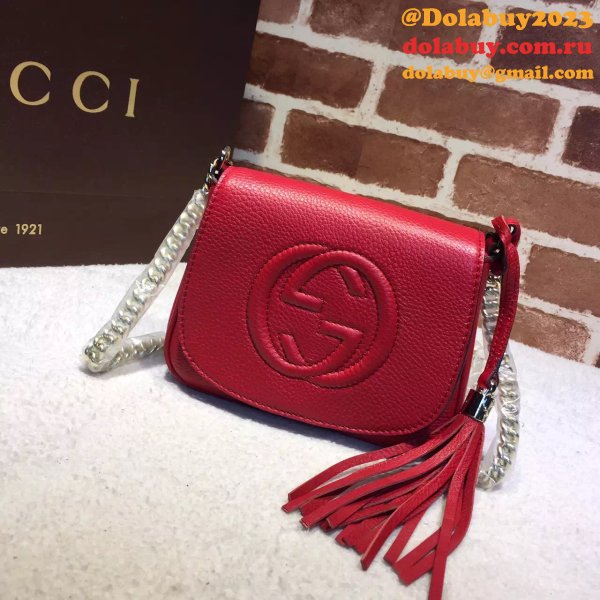 High Quality bag Gucci AAA+ Soho 323190 Leather Disco Chain Shoulder Bag