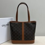 Copy SMALL CELINE TRIOMPHE CANVAS CABAS bag