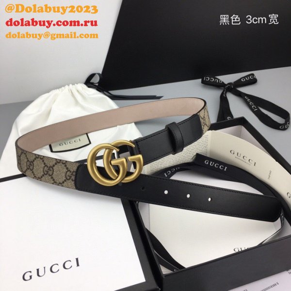 Luxury Luxury Gucci 3.0CM Designer Belts Online Store