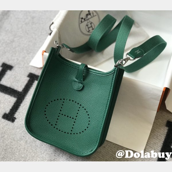 Hermes Evelyne Green Quality AAA+ Top Quality Handbags