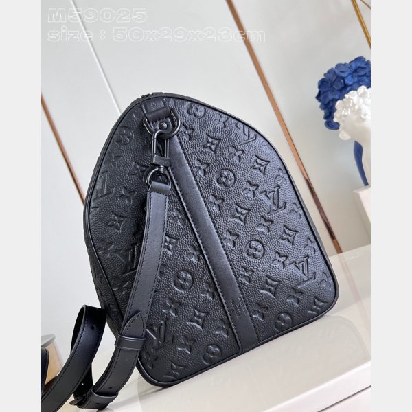 Louis Vuitton M59025 Fashion Keepall Bandoulière 50 Monogram Taurillon Bag