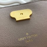 Best Louis Vuitton Monogram Empreinte Leather Vavin PM Bag M43931 Beige