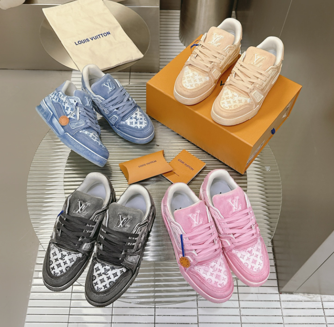 Fashion Cheap LV Trainer Maxi Line WOMEN/MEN SHOES